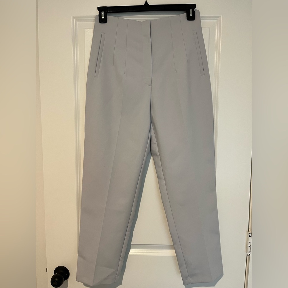 Zara light blue trousers